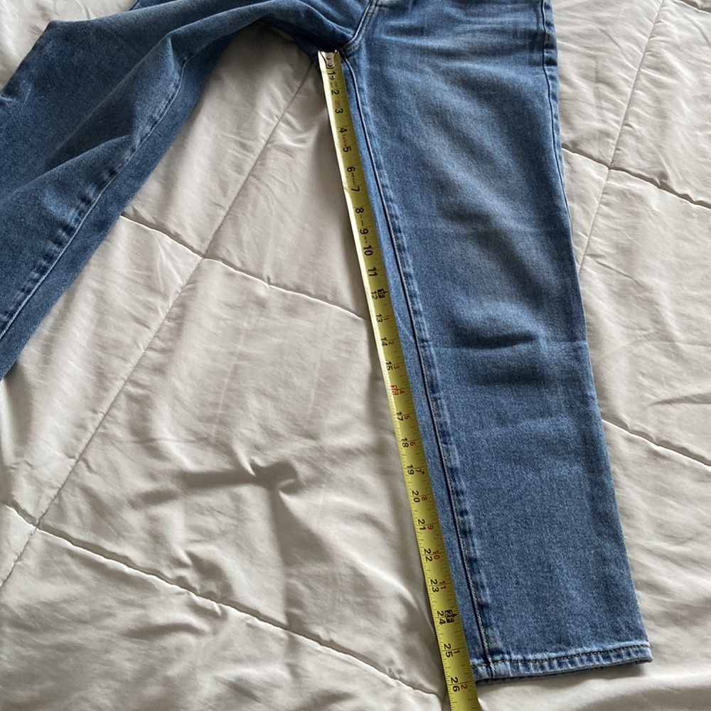 NWOT PacSun High-Rise Straight Leg Cropped Medium Wash Jeans Size 24 / 00 - Picture 10 of 10